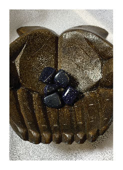GOLDSTONE BLUE HEALING TUMBLED STONE