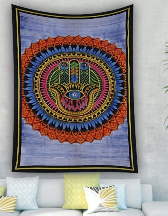 HAMSA HAND TAPESTRY MULTI IDEA PHOTO