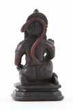 HANUMAN BLESSING STATUE DARK SMALL BACK VIEW