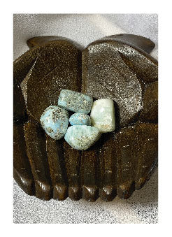 LARIMAR HEALING TUMBLED STONE