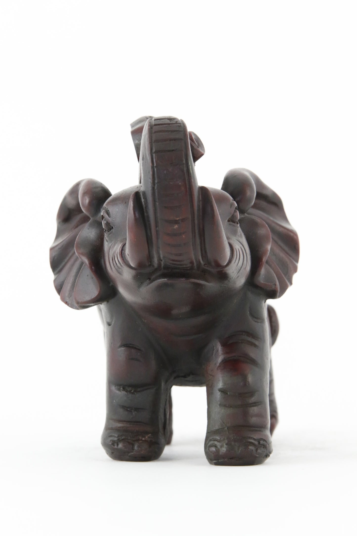 ELEPHANT PARADING STATUE DARK FRONT VIEW