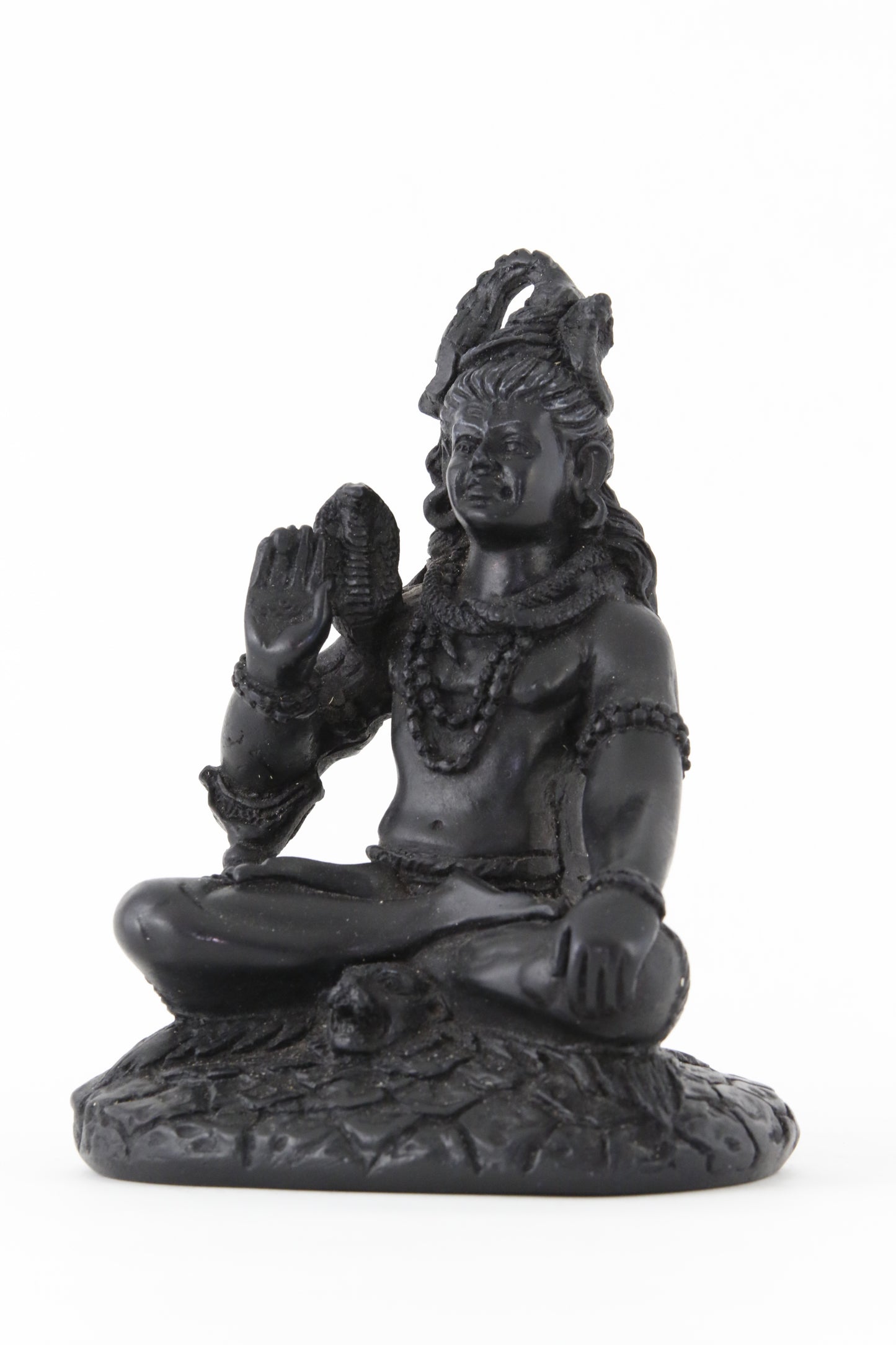 SHIVA BLESSING STATUE DARK SIDE VIEW