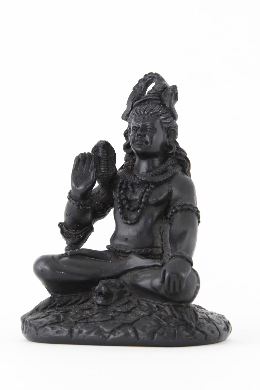SHIVA BLESSING STATUE DARK SIDE VIEW