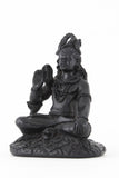 SHIVA BLESSING STATUE DARK SIDE VIEW
