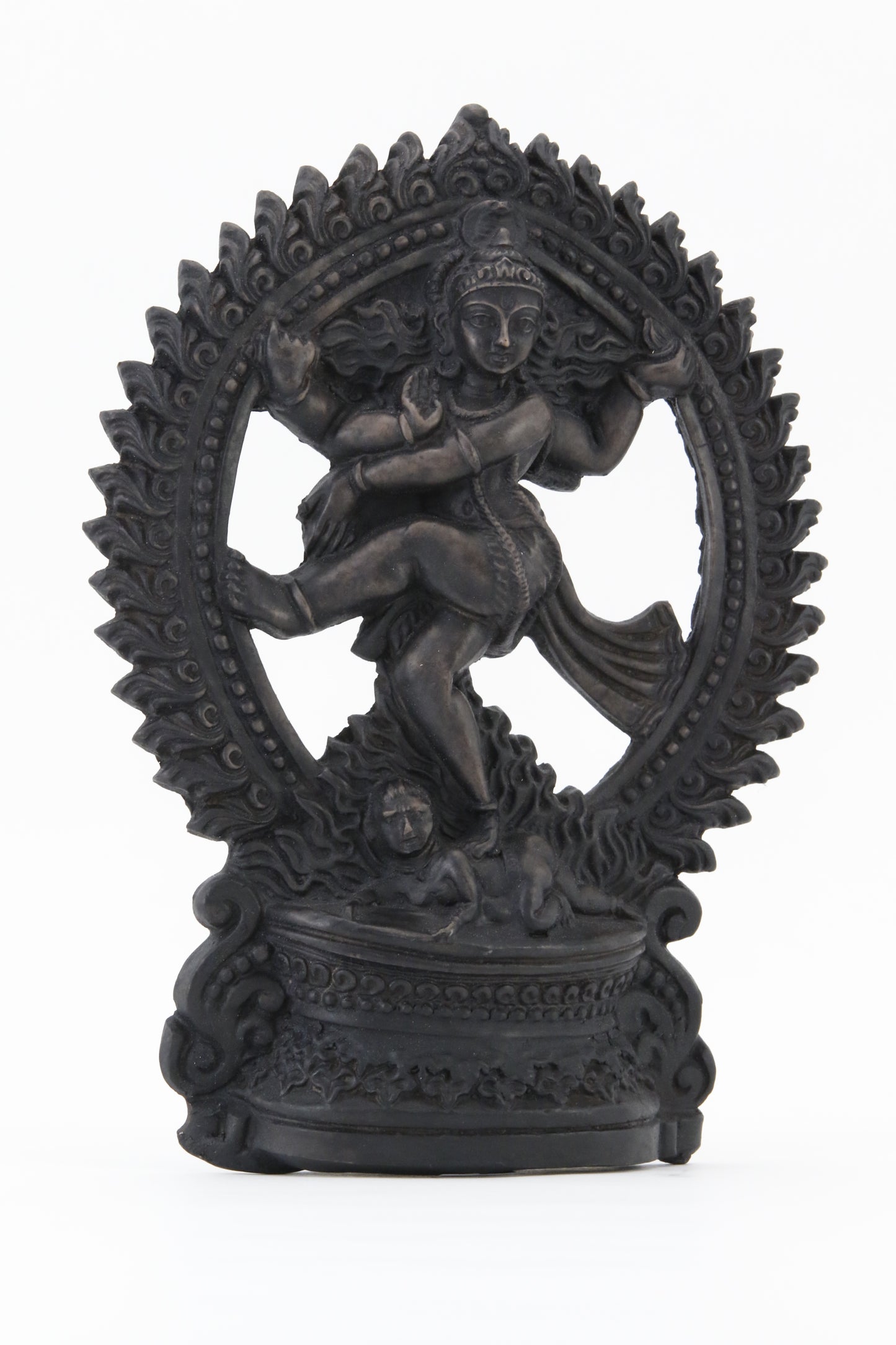 SHIVA DANCING POSE STATUE DARK SIDE 1 VIEW