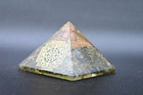 Labradorite Small Pyramid Yantra Symbol