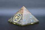 Labradorite Small Pyramid Ankh Symbol