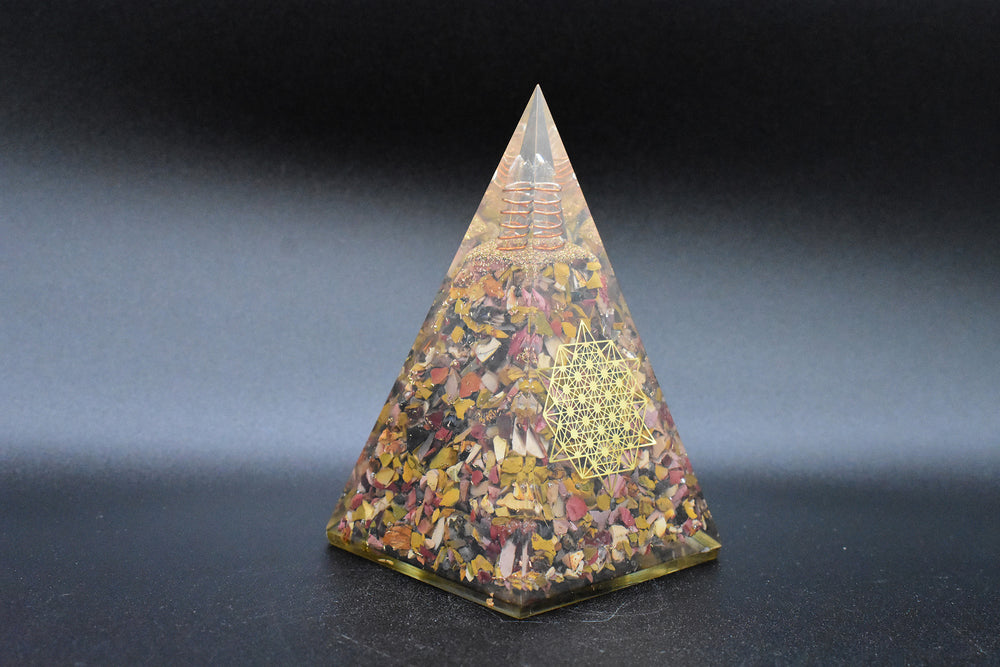 Mookaite Large Pyramid Sacred Geometry Symbol