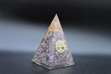 Chevron Amethyst Orgone Pyramid