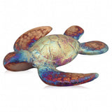 Multicolor Raku Sea Turtle (ST) 3”