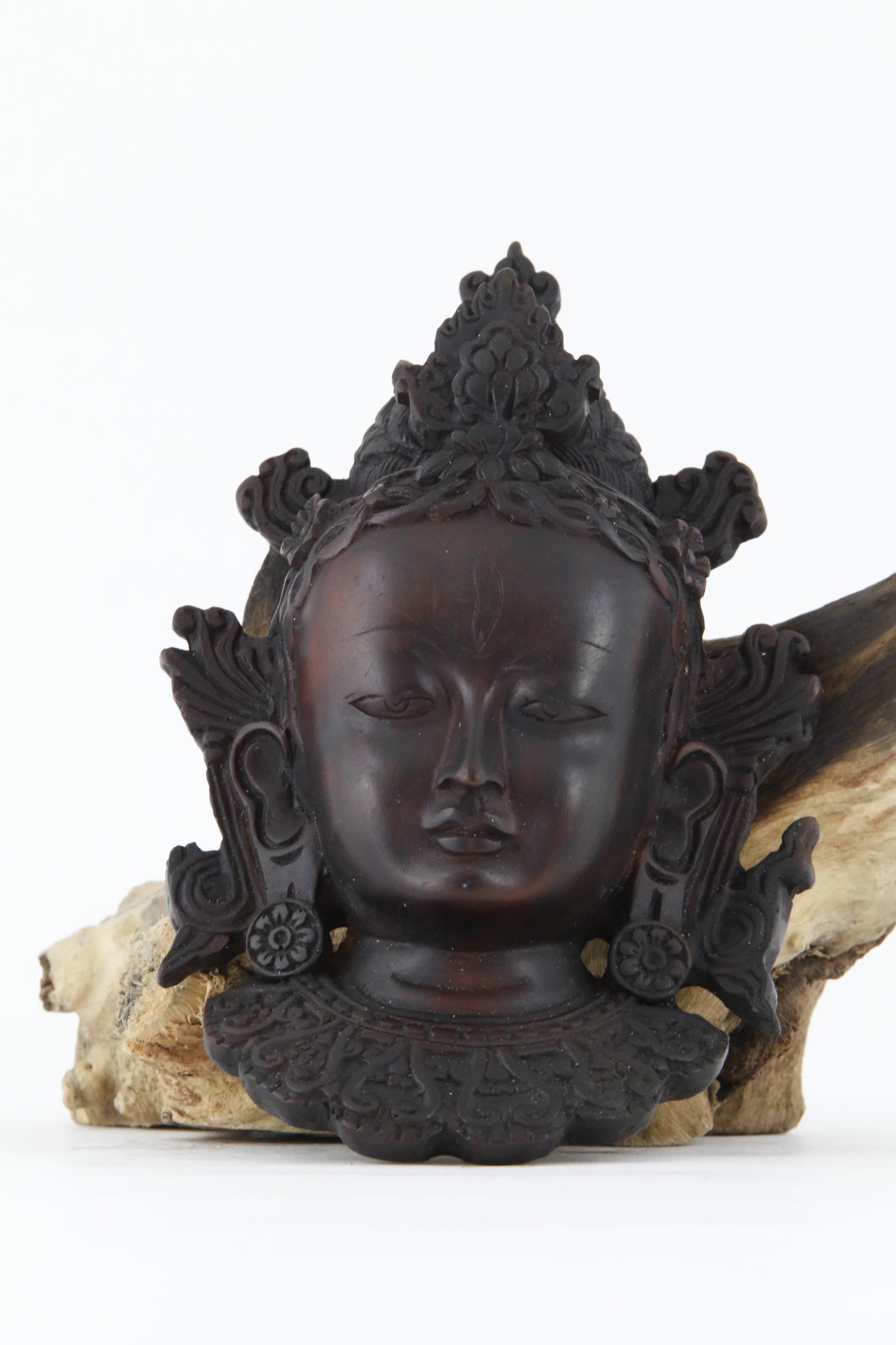 TARA WALL MOUNT STATUE DARK SMALL SIZE FRONT VIEW