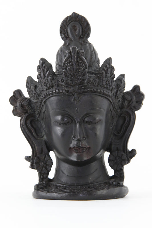 TARA HEAD STATUE DARK FRONT VIEW