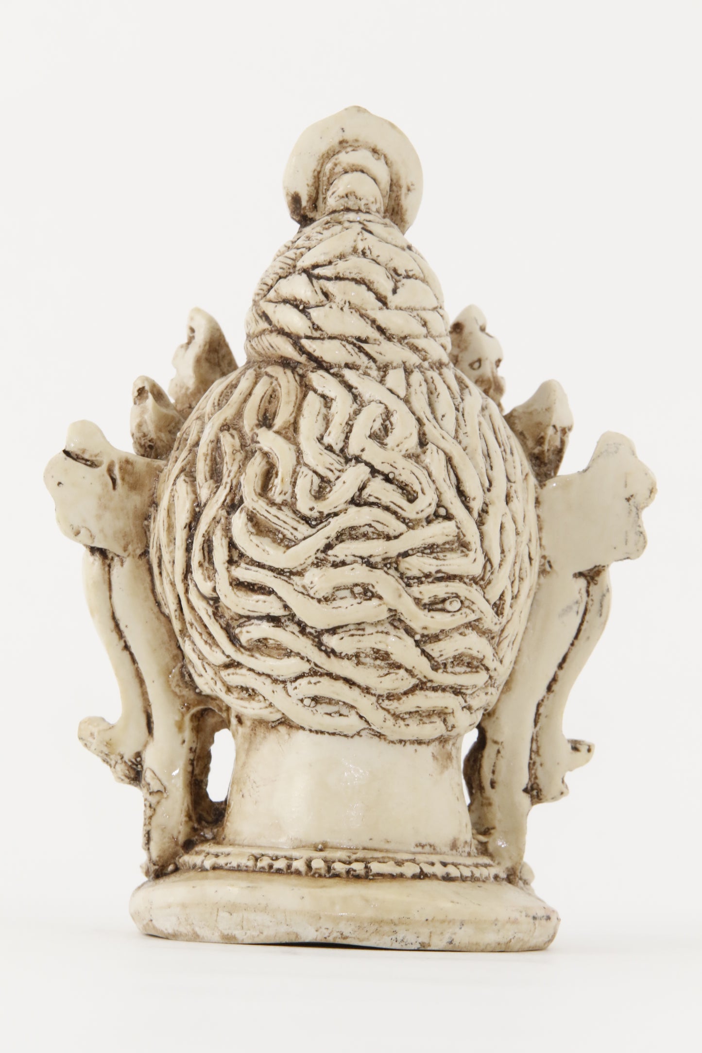 TARA HEAD STATUE OFF-WHITE BACK VIEW