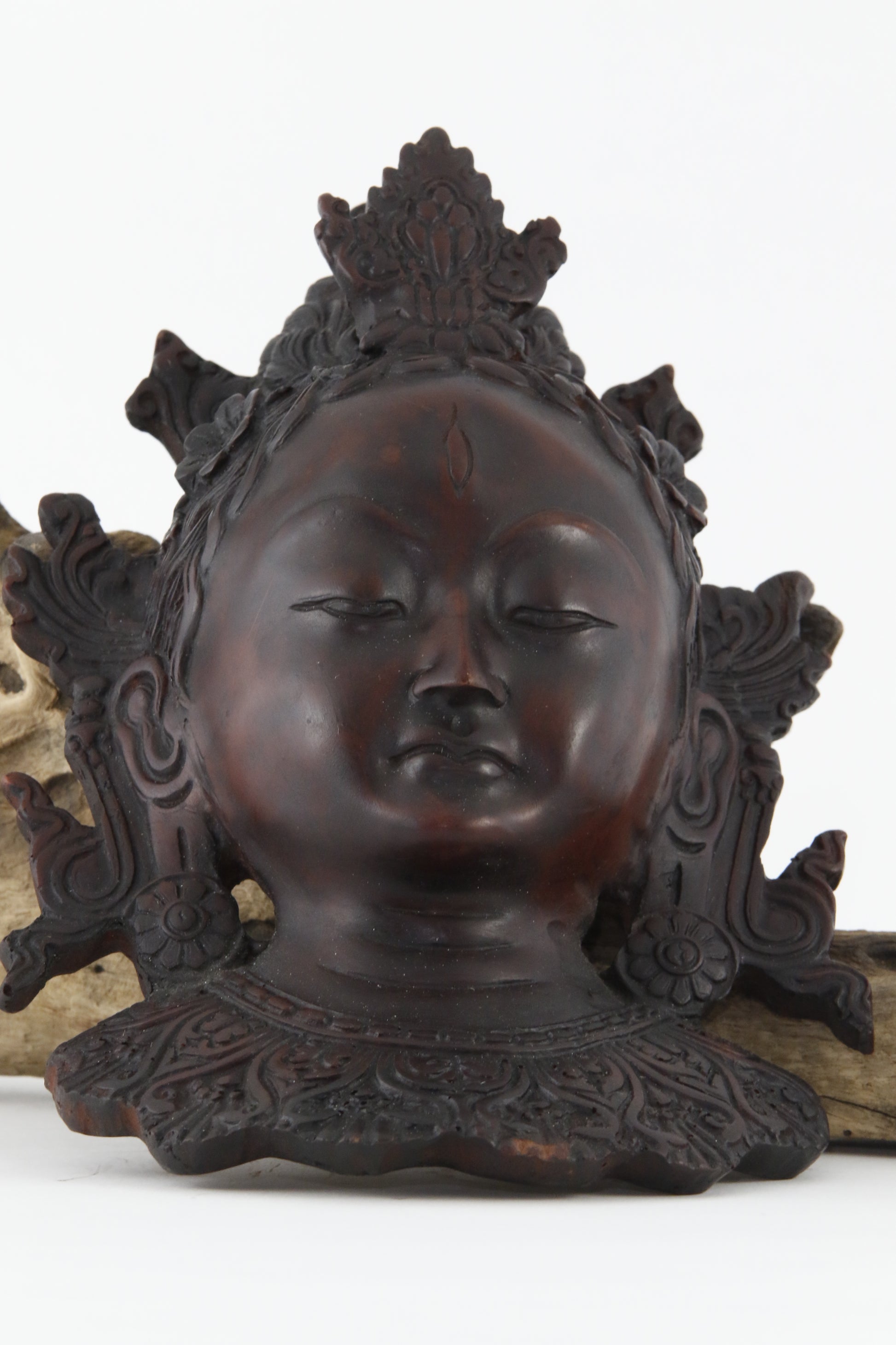 TARA WALL MOUNT STATUE DARK LARGE SIZE FRONT VIEW