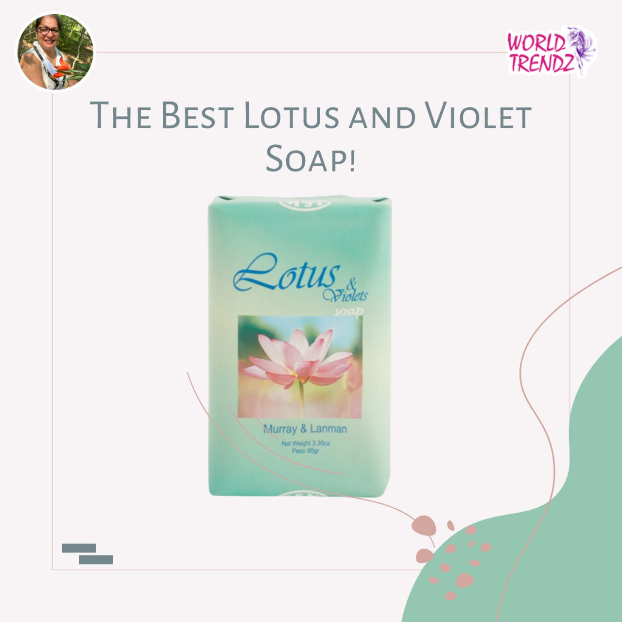 Lotus and Violet Soap 3.3 oz