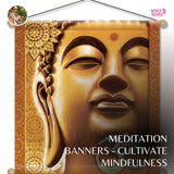 15" x 15" Meditation Banners