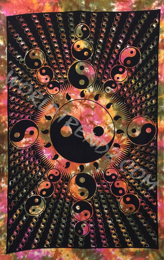 YIN YANG SUN BUBBLE TAPESTRY MULTI
