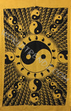 YIN YANG SUN BUBBLE TAPESTRY YELLOW