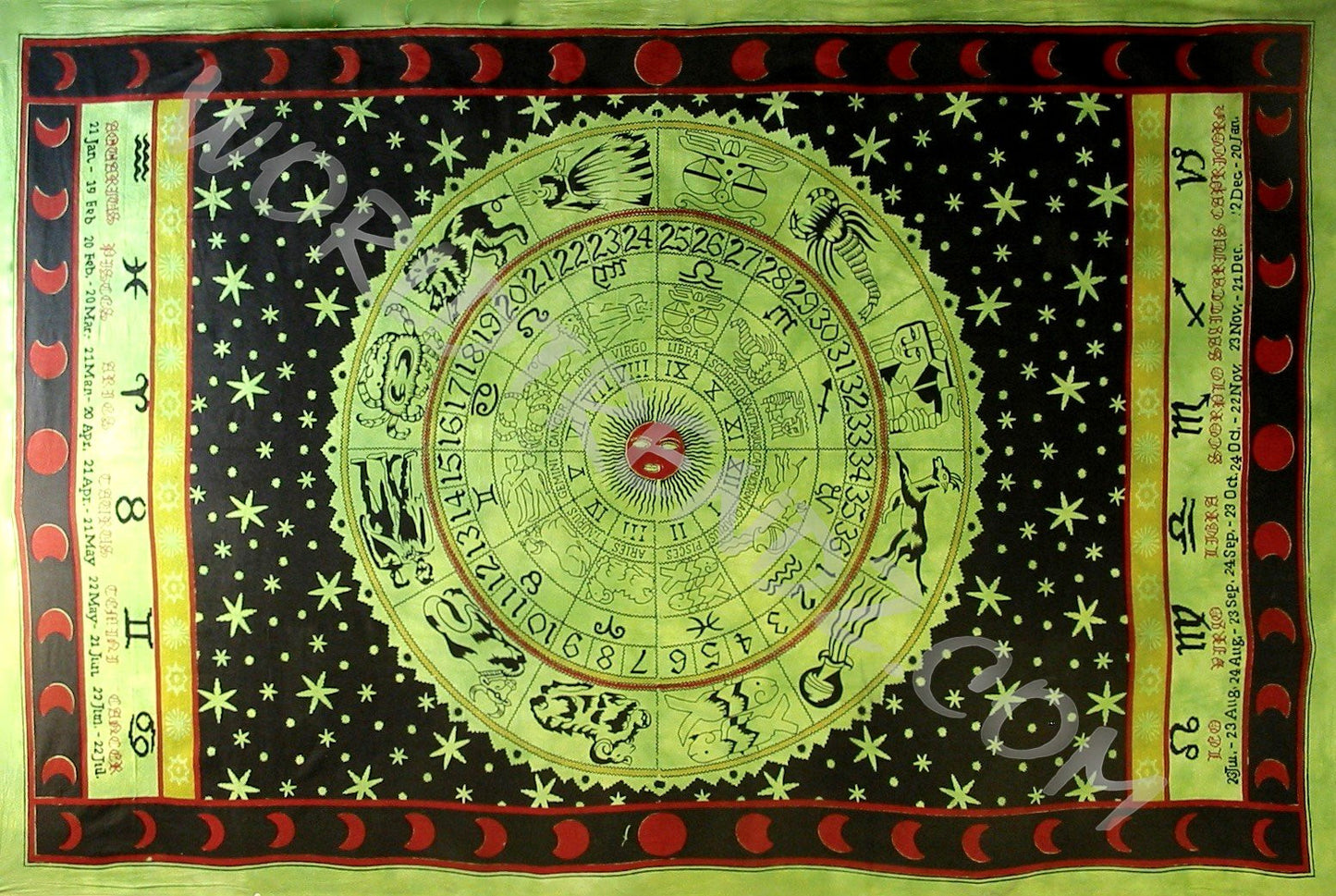 ZODIAC TAPESTRY GREEN