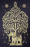 ELEPHANT BODHI TREE POSTER SIZE GREEN