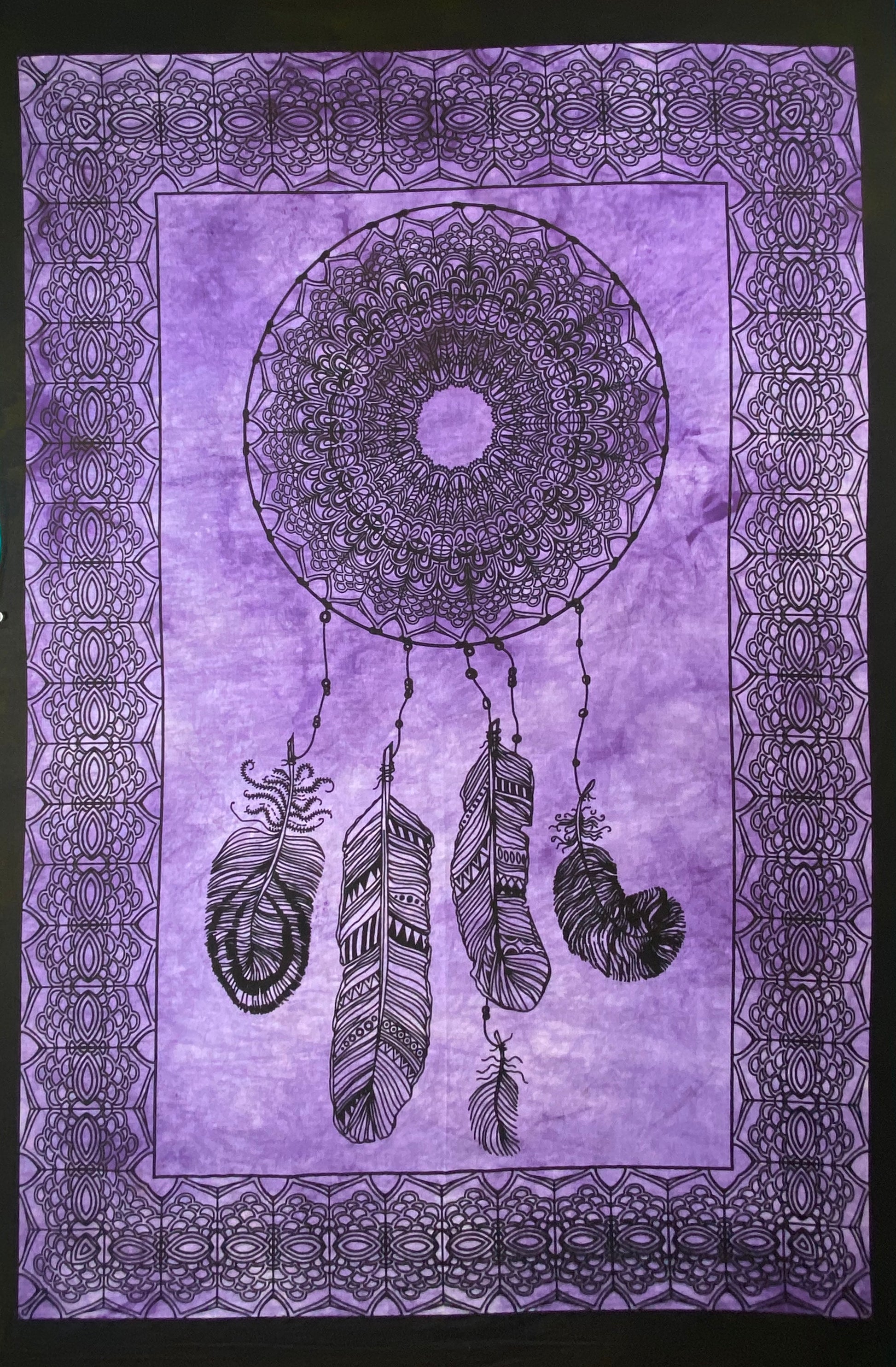 DREAMCATCHER TAPESTRY POSTER SIZE PURPLE