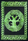 CELTIC TREE OF LIFE POSTER SIZE GREEN