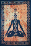 CHAKRA TAPESTRY POSTER SIZE ORANGE