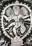 SHIVA DANCE POSE TAPESTRY POSTER SIZE WHITE