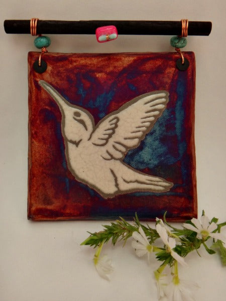 RAKU DREAMCATCHER TILE