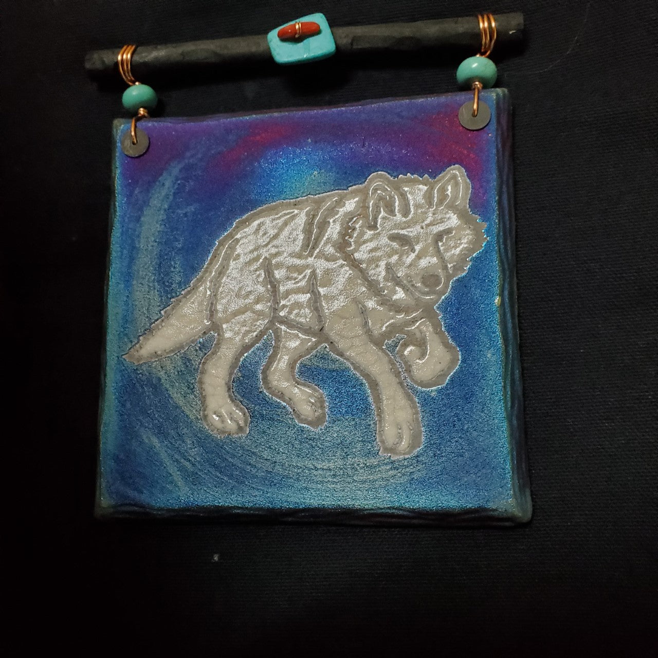 RAKU DREAMCATCHER TILE